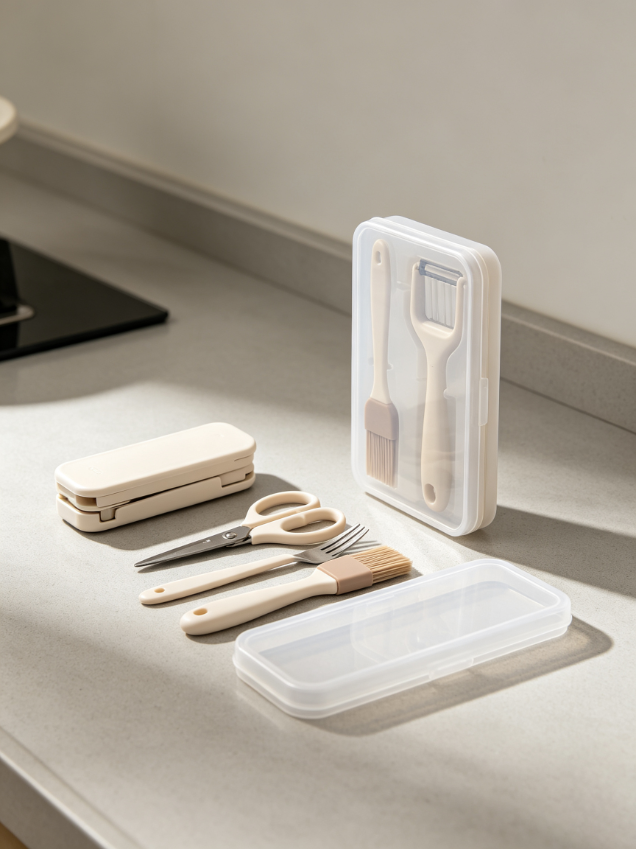 Portable Multi‑Purpose Kitchen Utensil Set With Storage Box Portable Multi‑Purpose Kitchen Utensil Set With Storage Box