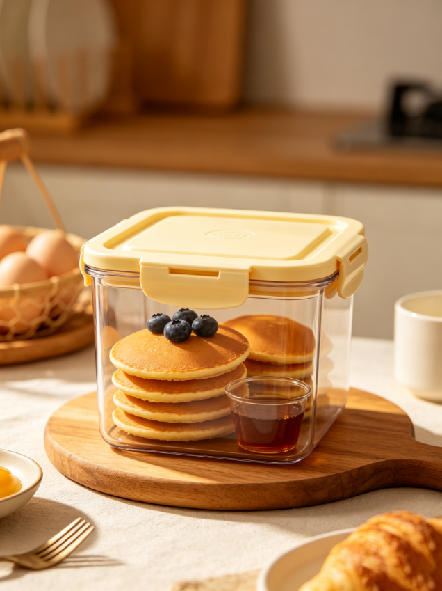 Tall Square Airtight Plastic Food Storage Container Tall Square Airtight Plastic Food Storage Container