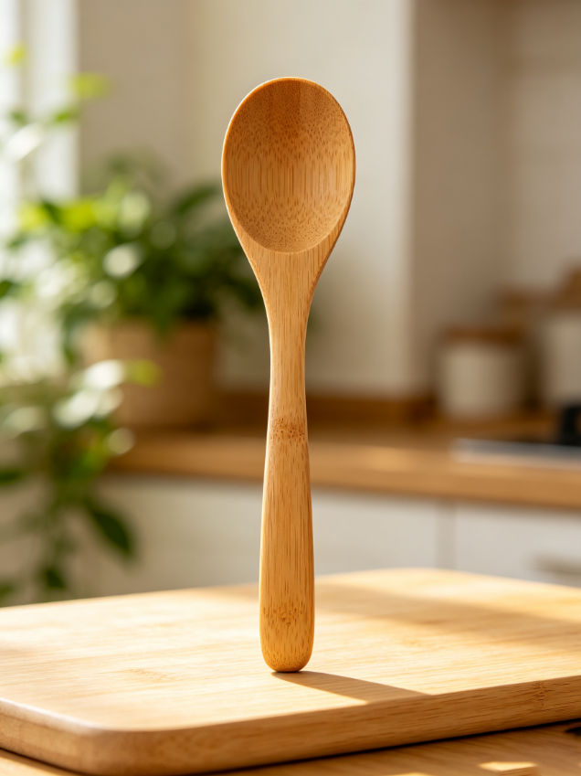 Solid Bamboo Cooking Spoon Set Solid Bamboo Cooking Spoon Set