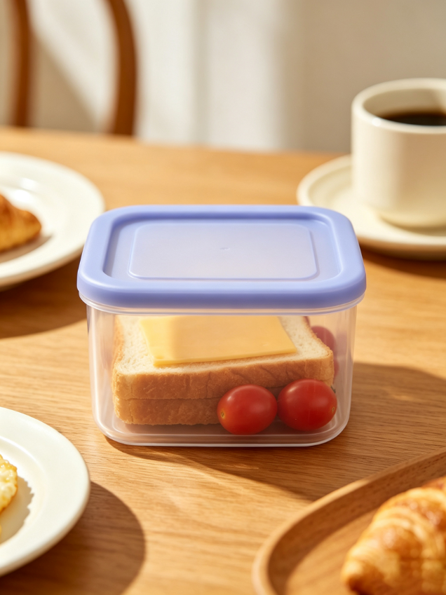 Square Airtight Plastic Food Storage Container Square Airtight Plastic Food Storage Container